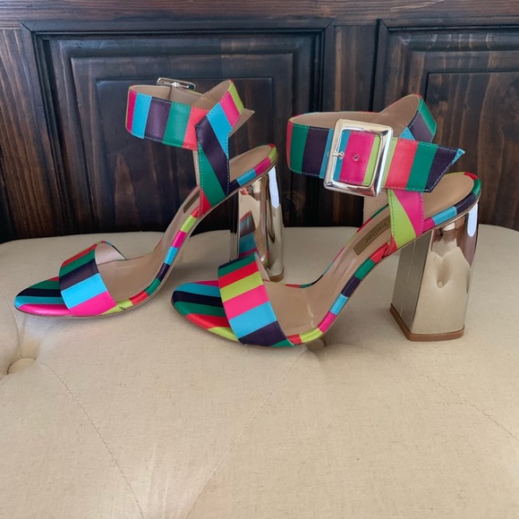 Dee Keller Shoes - Dee Keller striped sandals NEVER WORN